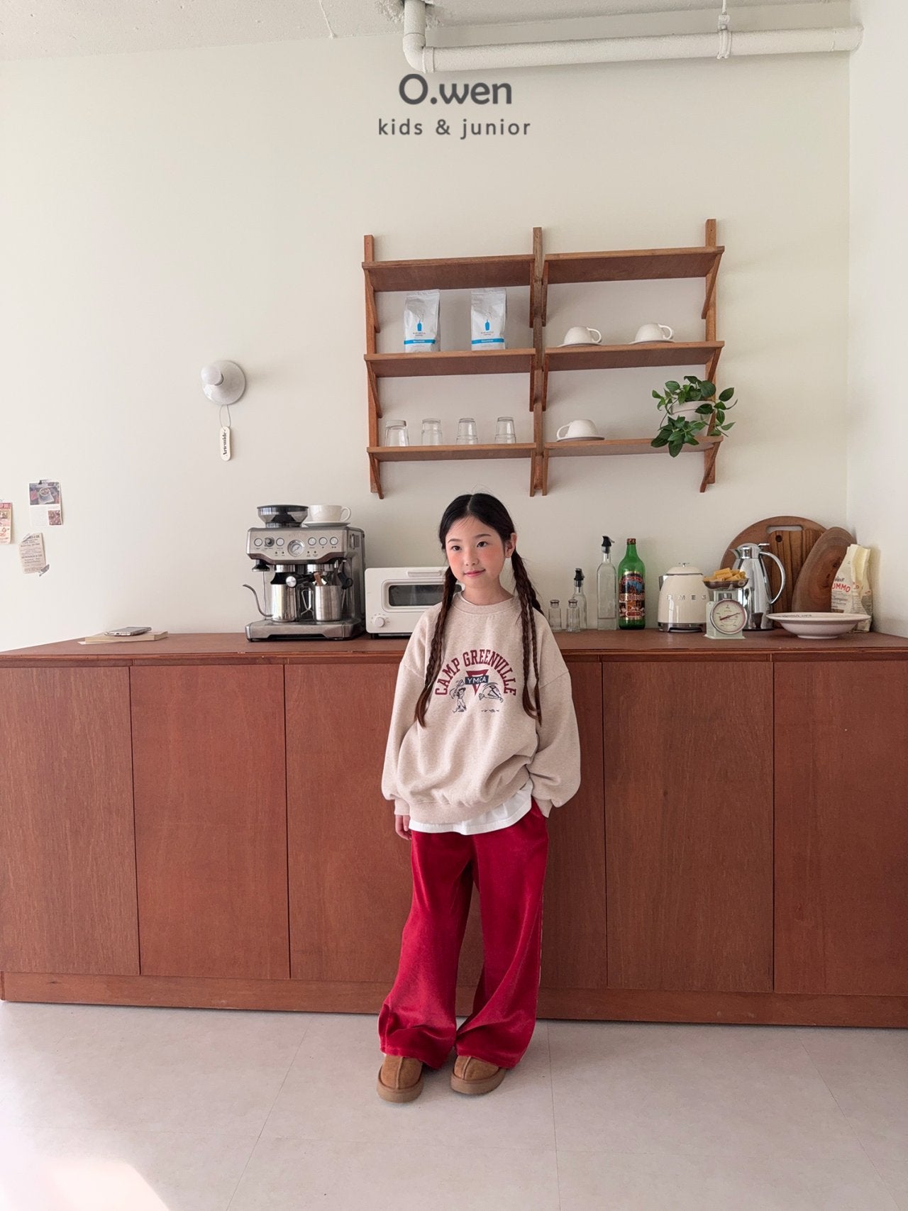 《予約》Velour Tape Pants / O.wen