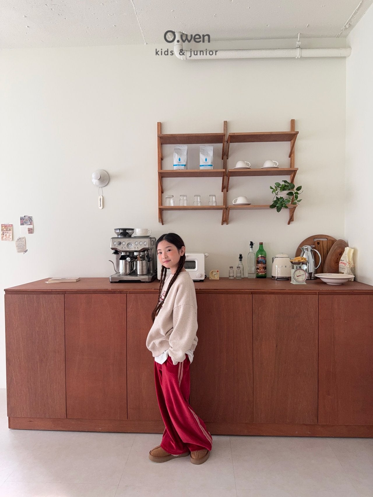 《予約》Velour Tape Pants / O.wen