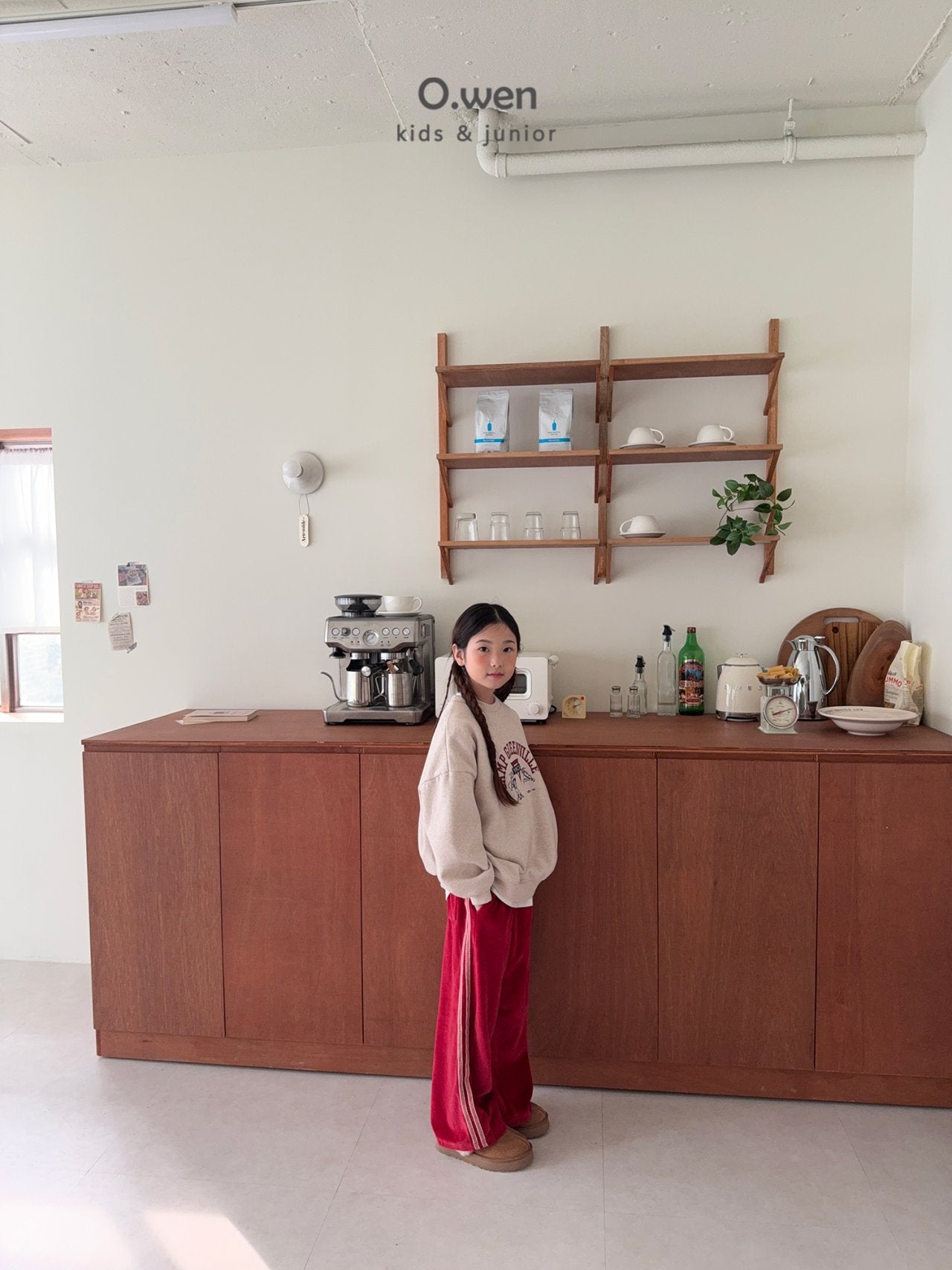 《予約》Velour Tape Pants / O.wen