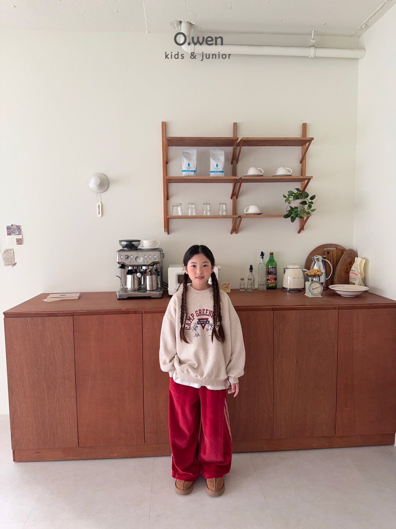 《予約》Velour Tape Pants / O.wen