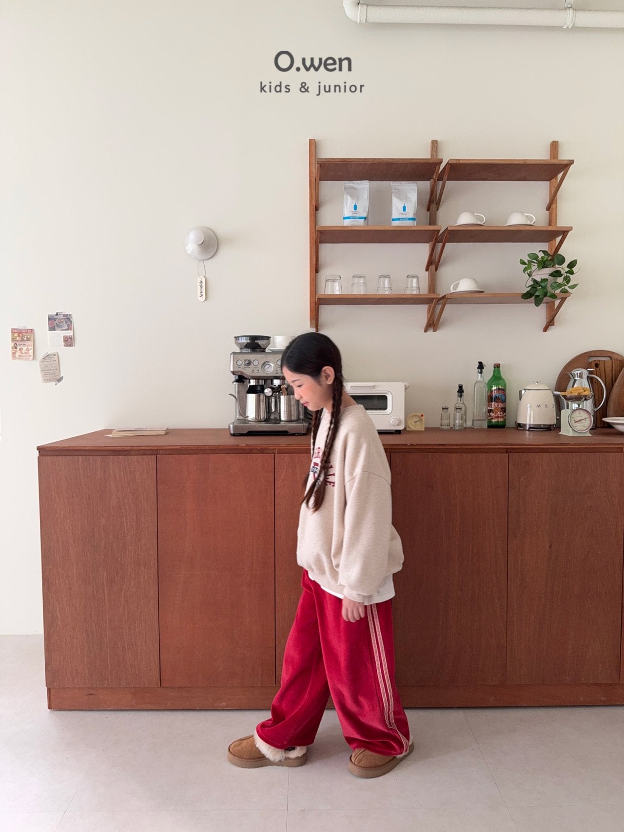 《予約》Velour Tape Pants / O.wen