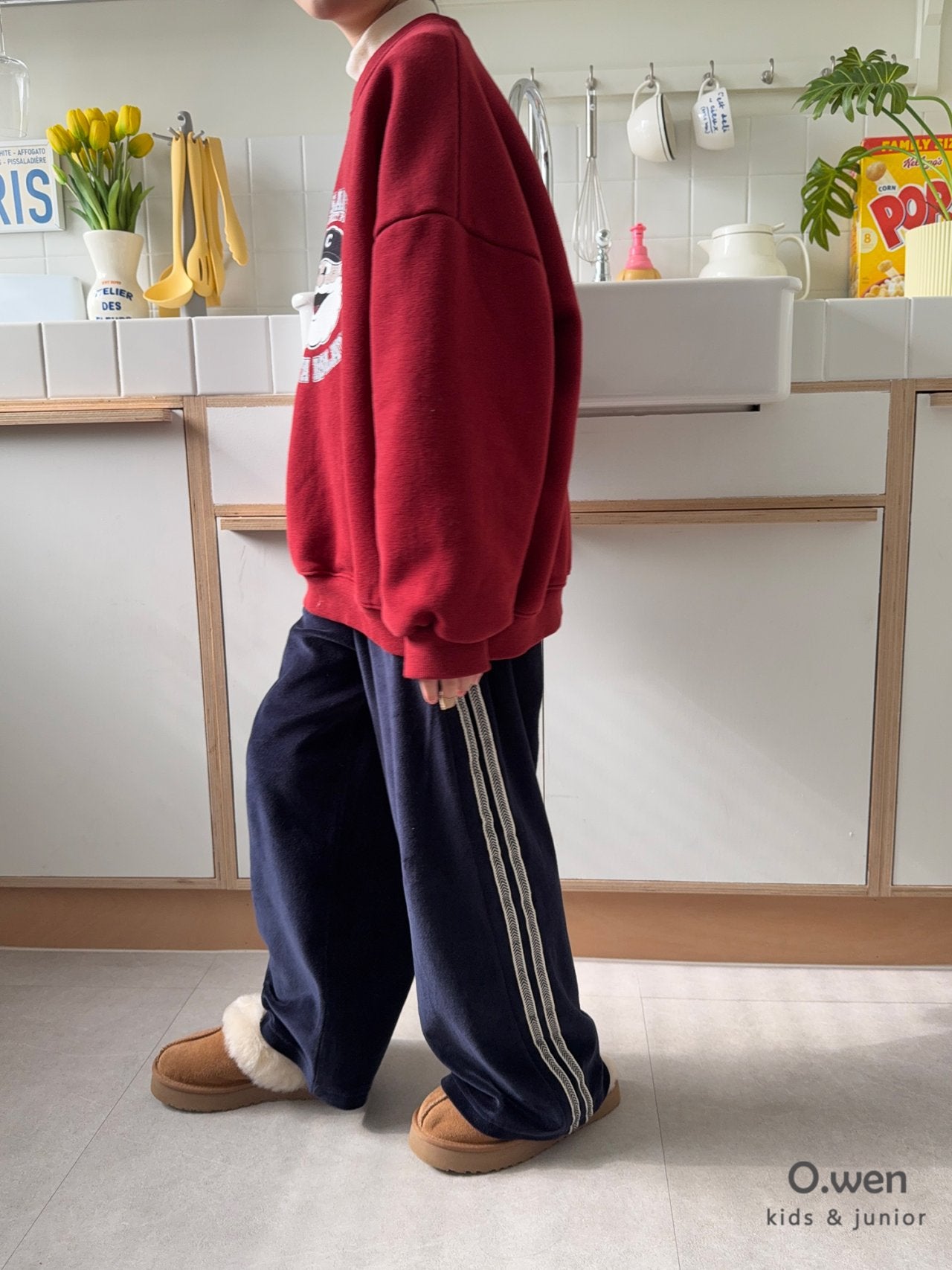 《予約》Velour Tape Pants / O.wen