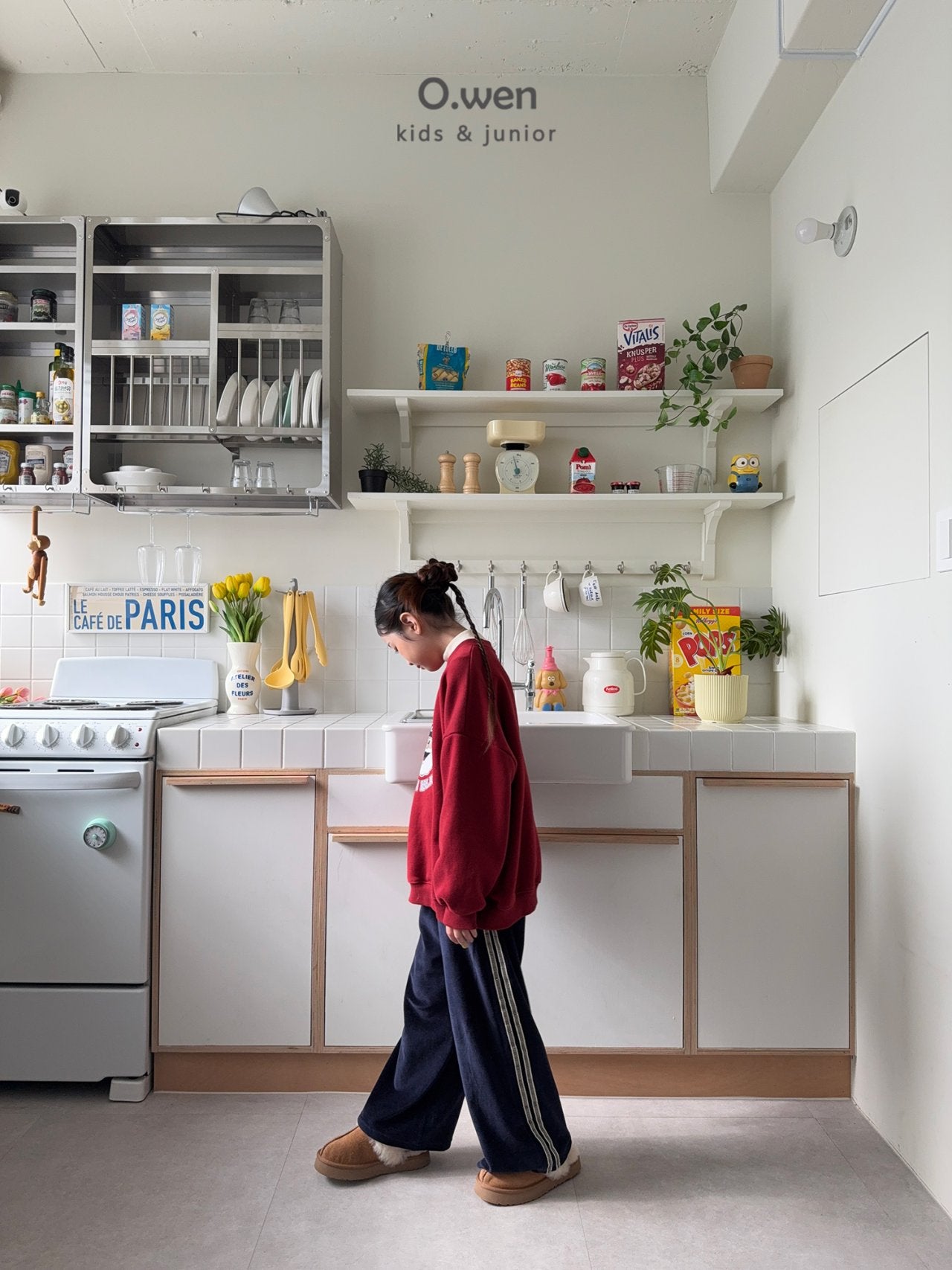 《予約》Velour Tape Pants / O.wen