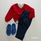 《予約》Button Flare Pants / ANDBUTTER