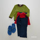 《予約》Button Flare Pants / ANDBUTTER