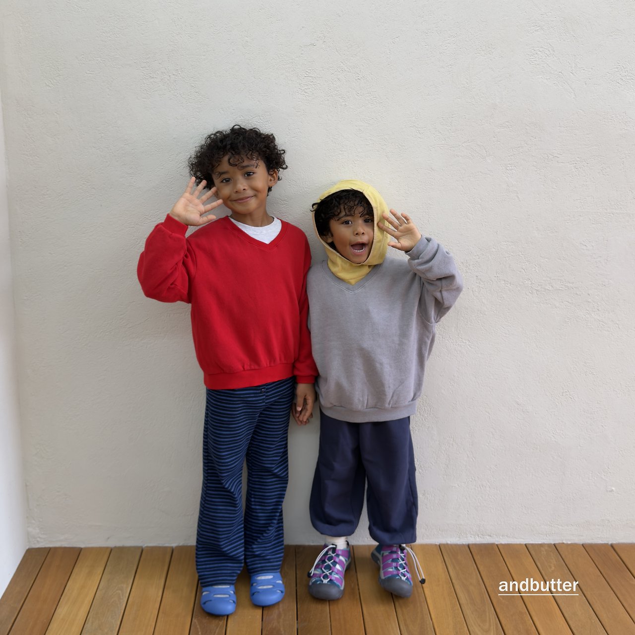 《予約》Button Flare Pants / ANDBUTTER