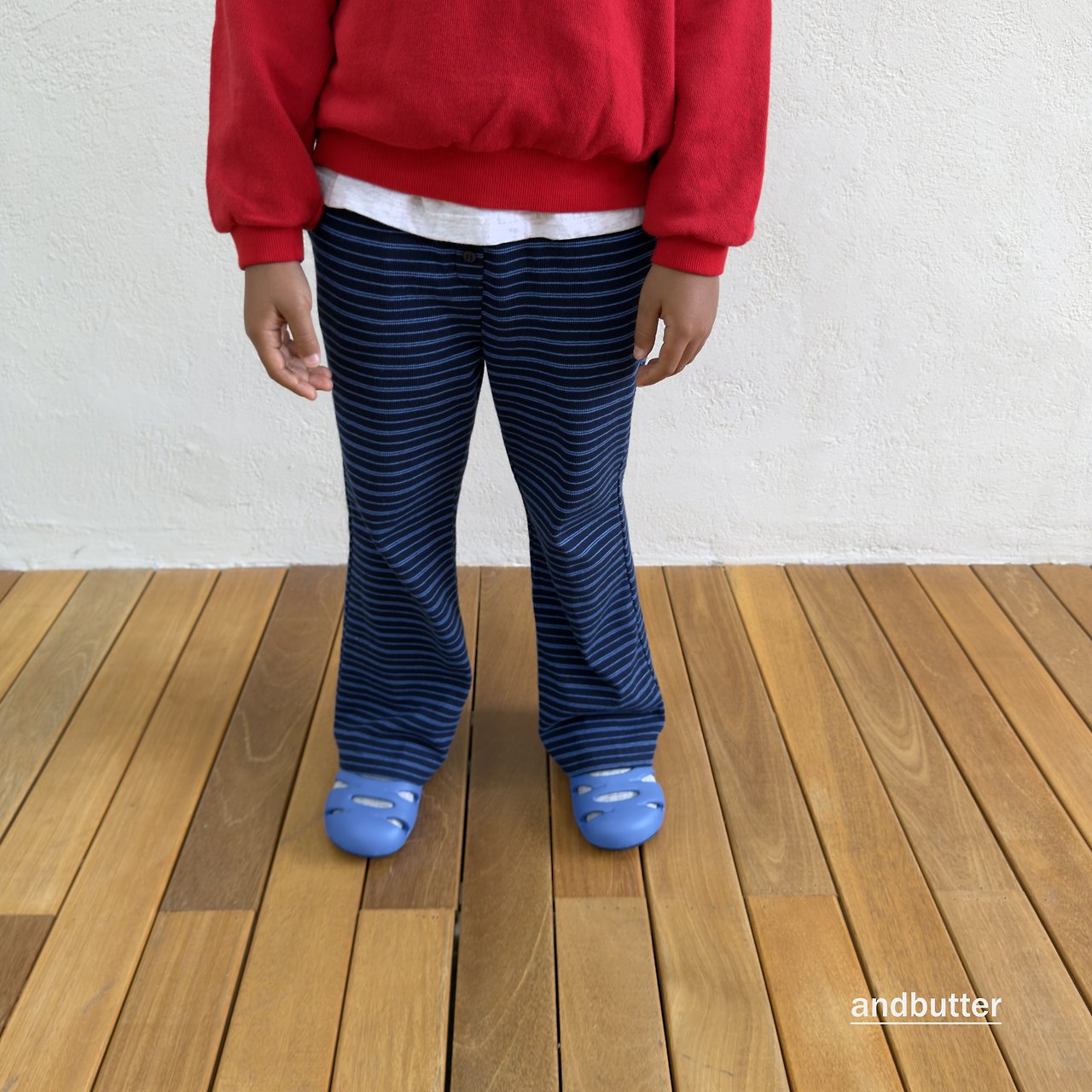 《予約》Button Flare Pants / ANDBUTTER