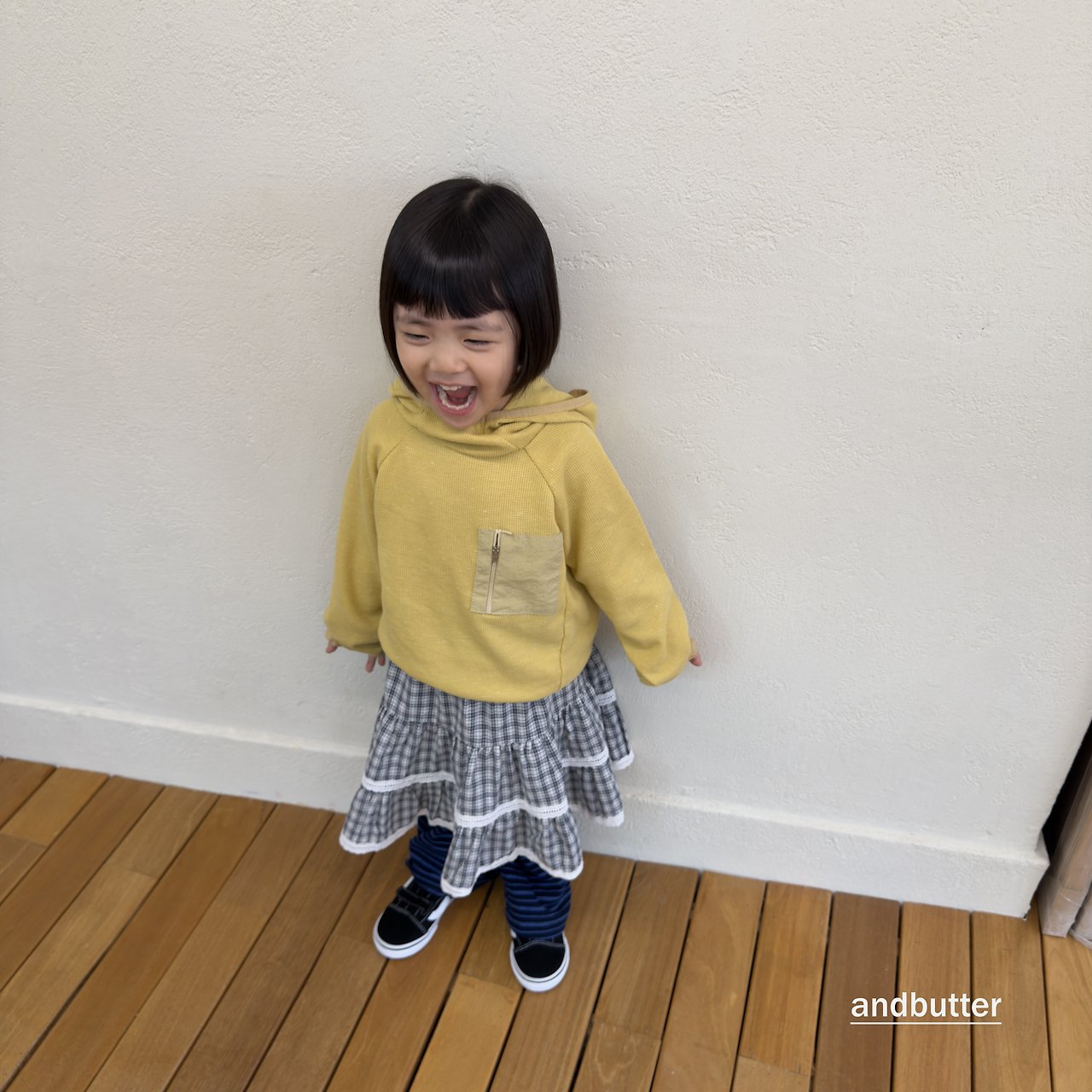 《予約》Button Flare Pants / ANDBUTTER
