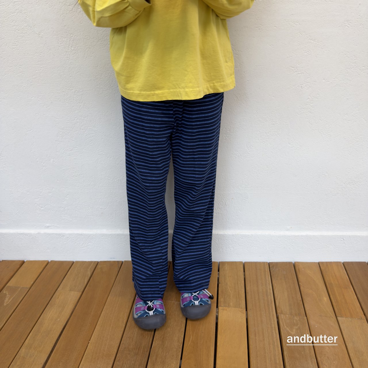 《予約》Button Flare Pants / ANDBUTTER