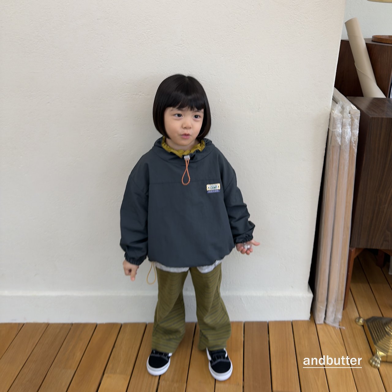 《予約》Button Flare Pants / ANDBUTTER