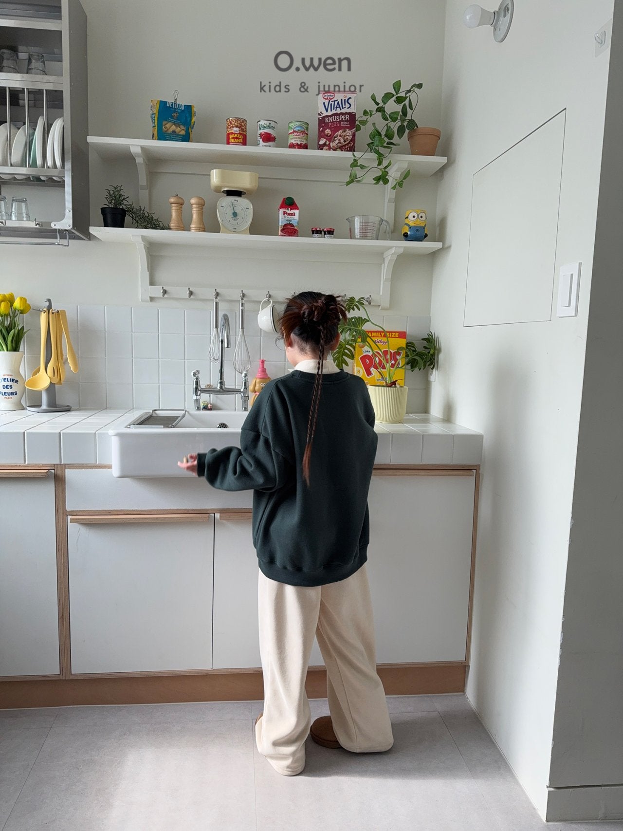 《予約》Warm Knitting Pants / O.wen