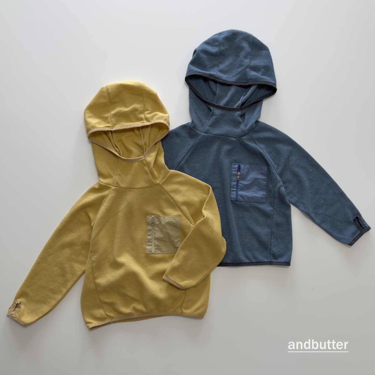 《予約》American Waffle Hoodie / ANDBUTTER