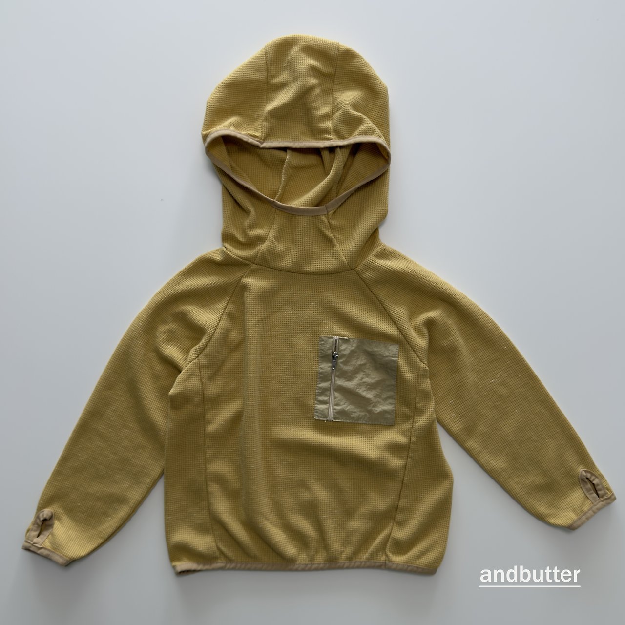 《予約》American Waffle Hoodie / ANDBUTTER