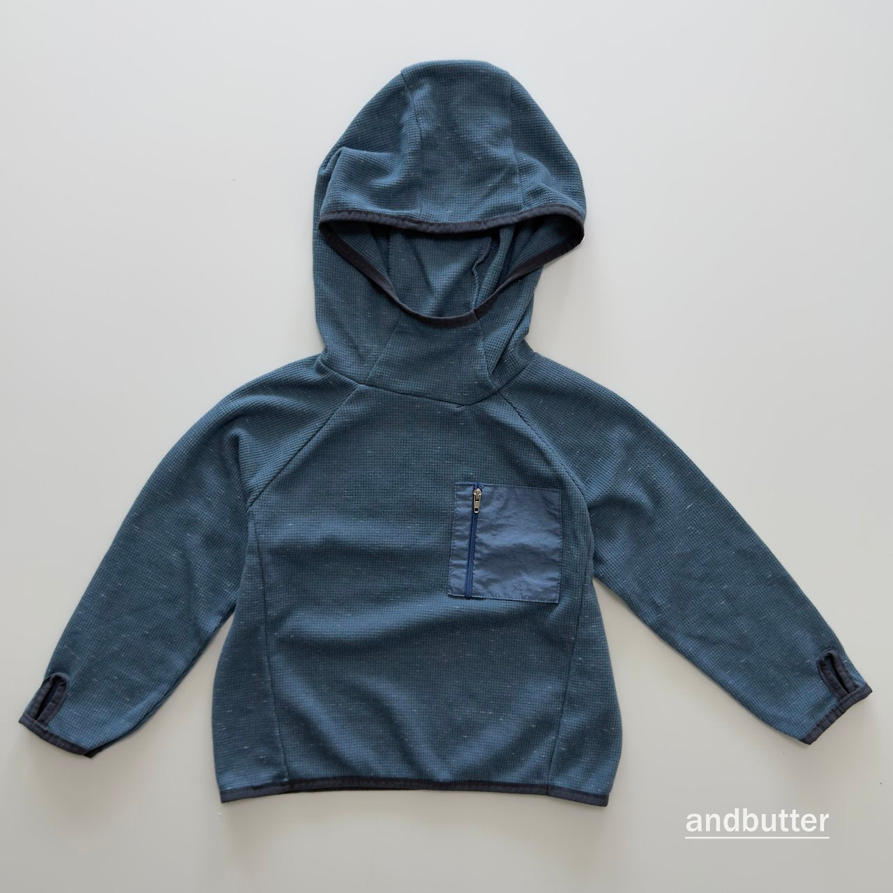 《予約》American Waffle Hoodie / ANDBUTTER
