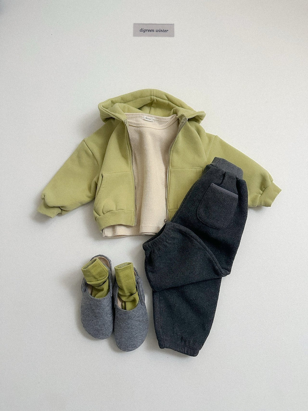 《予約》Rafe Waffle Tee / digreen
