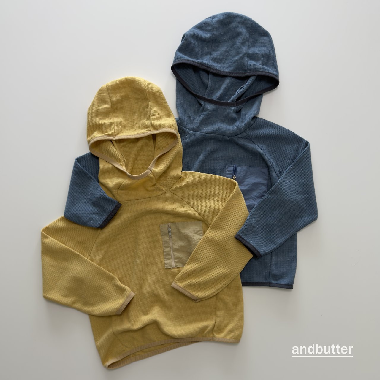《予約》American Waffle Hoodie / ANDBUTTER