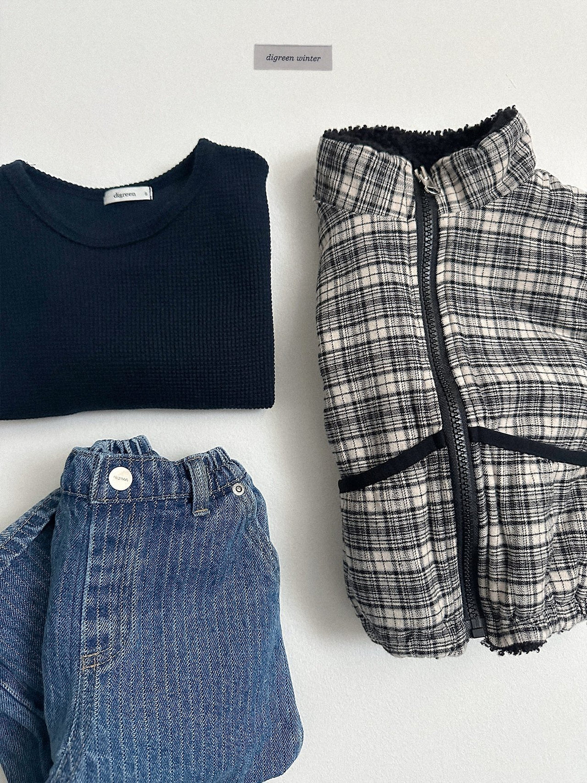 《予約》Rafe Waffle Tee / digreen