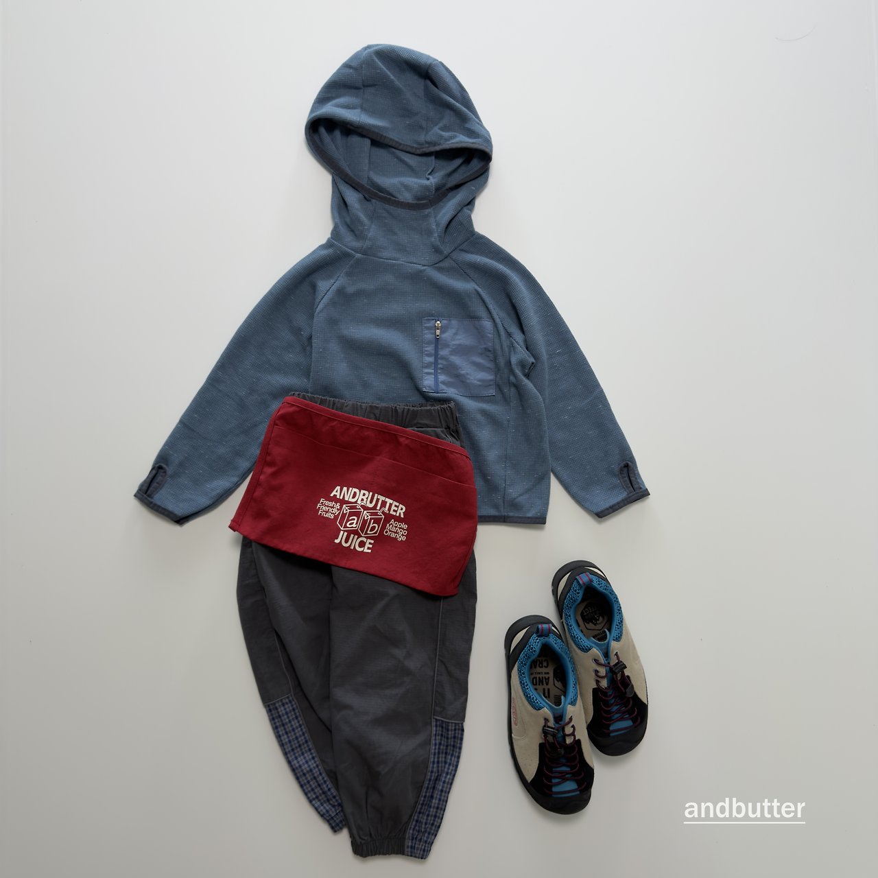 《予約》American Waffle Hoodie / ANDBUTTER