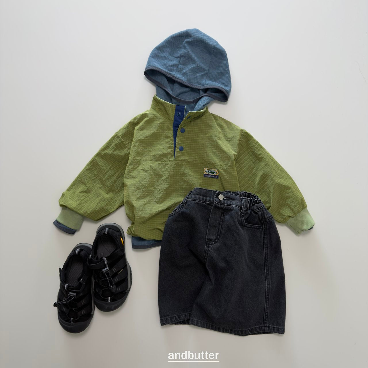 《予約》American Waffle Hoodie / ANDBUTTER
