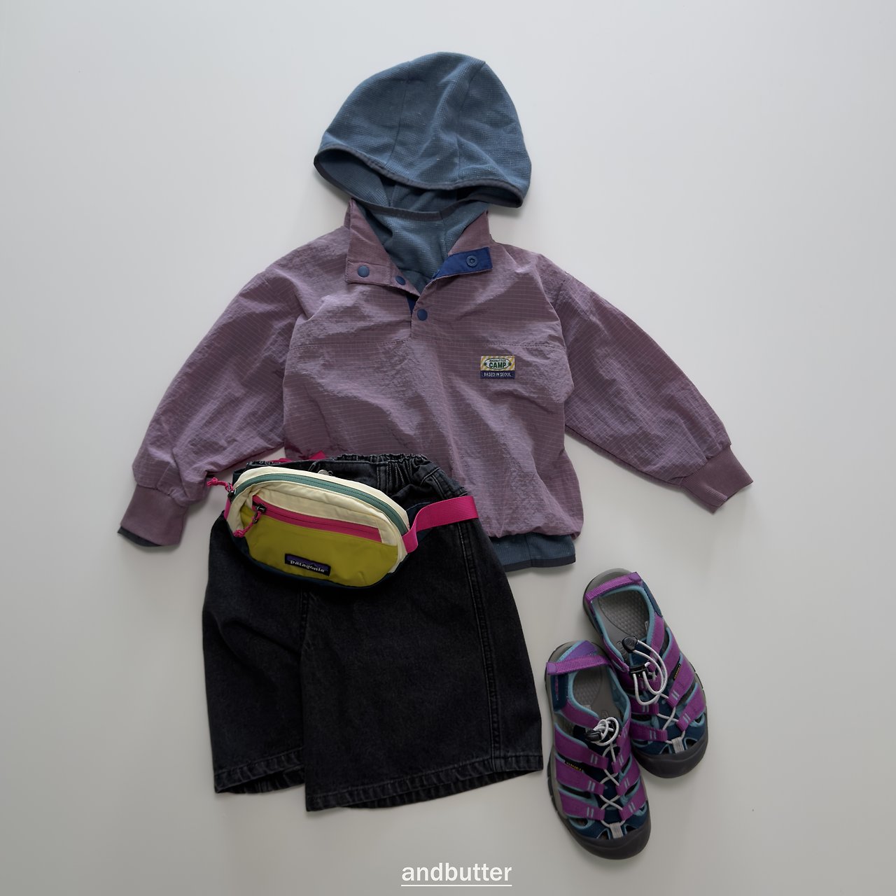 《予約》American Waffle Hoodie / ANDBUTTER