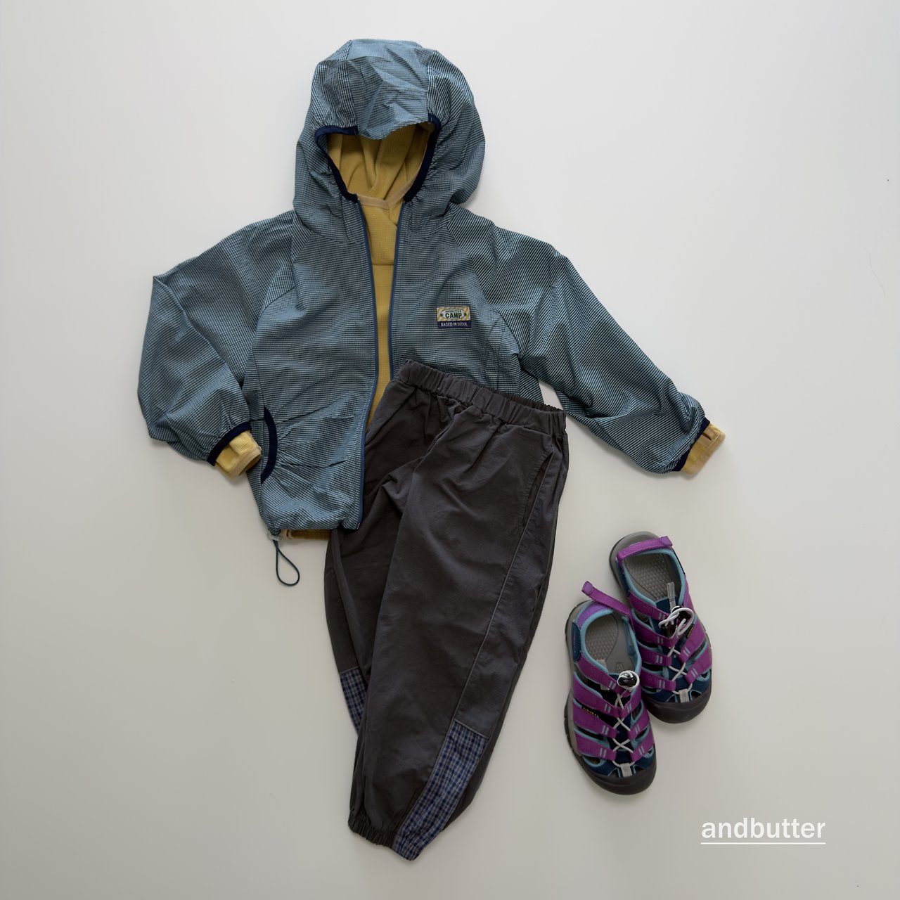 《予約》American Waffle Hoodie / ANDBUTTER