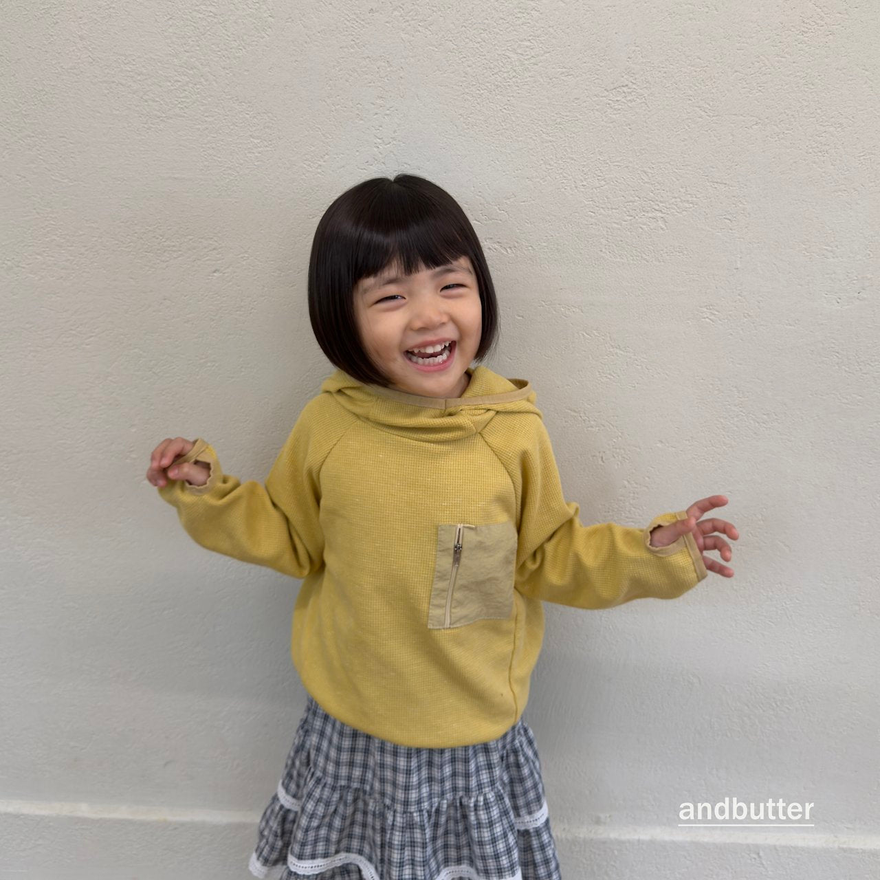 《予約》American Waffle Hoodie / ANDBUTTER