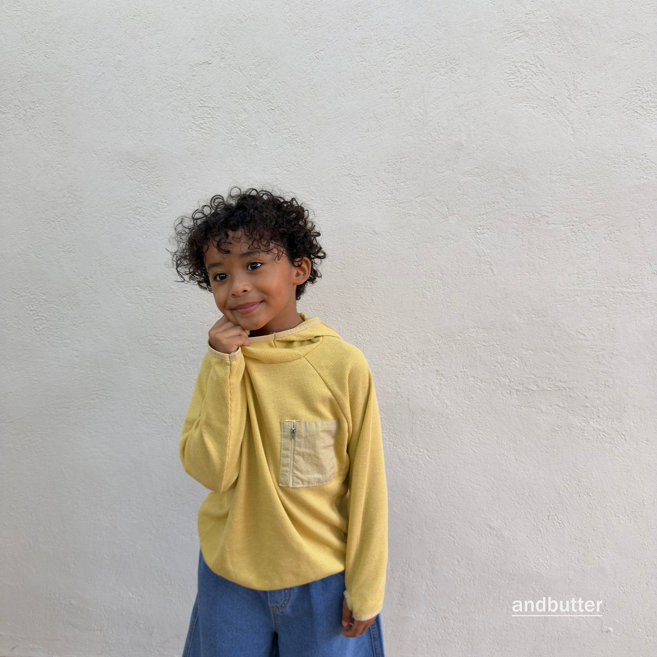 《予約》American Waffle Hoodie / ANDBUTTER