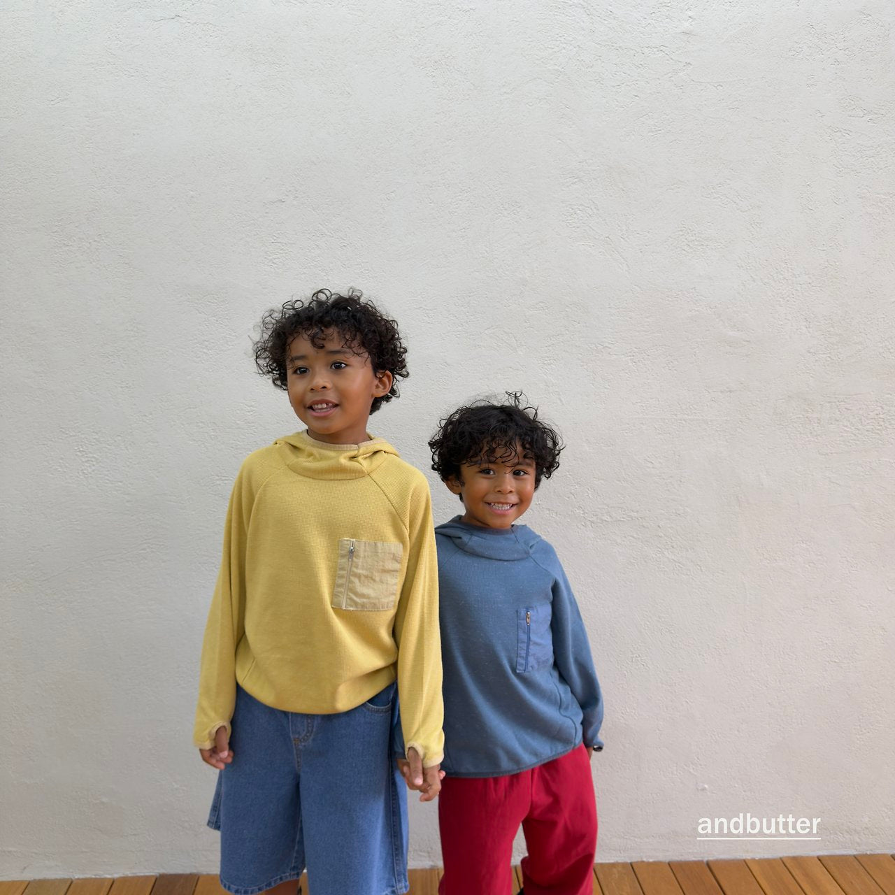 《予約》American Waffle Hoodie / ANDBUTTER