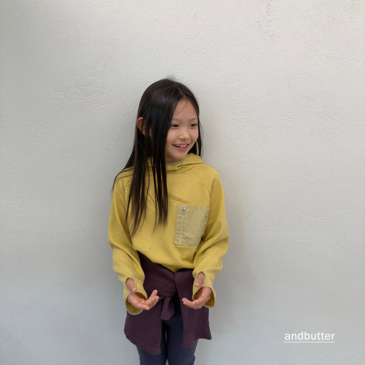 《予約》American Waffle Hoodie / ANDBUTTER