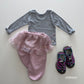《予約》Mini Heart Jogger Pants / ANDBUTTER