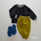 《予約》Mini Heart Jogger Pants / ANDBUTTER