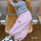 《予約》Mini Heart Jogger Pants / ANDBUTTER