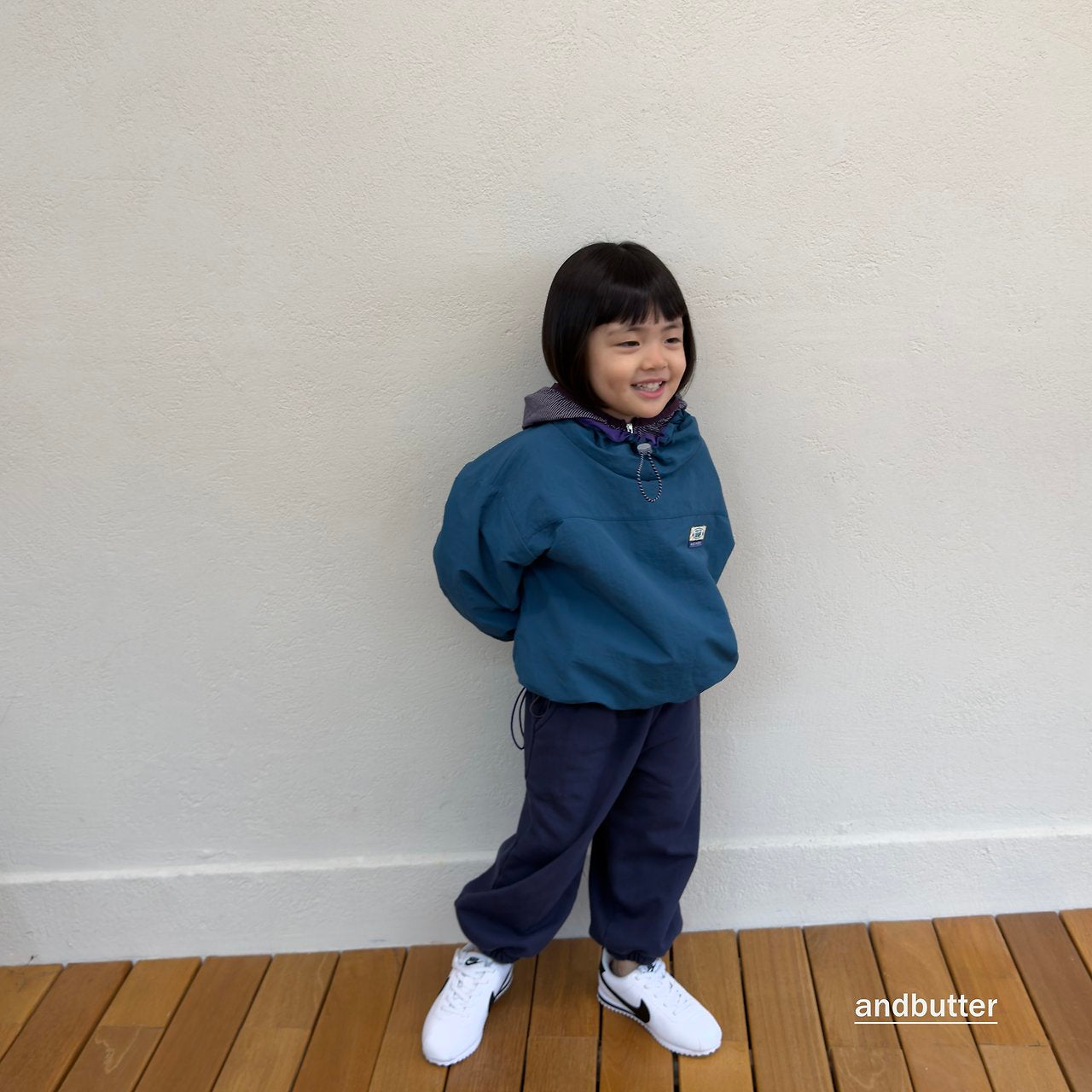 《予約》Mini Heart Jogger Pants / ANDBUTTER
