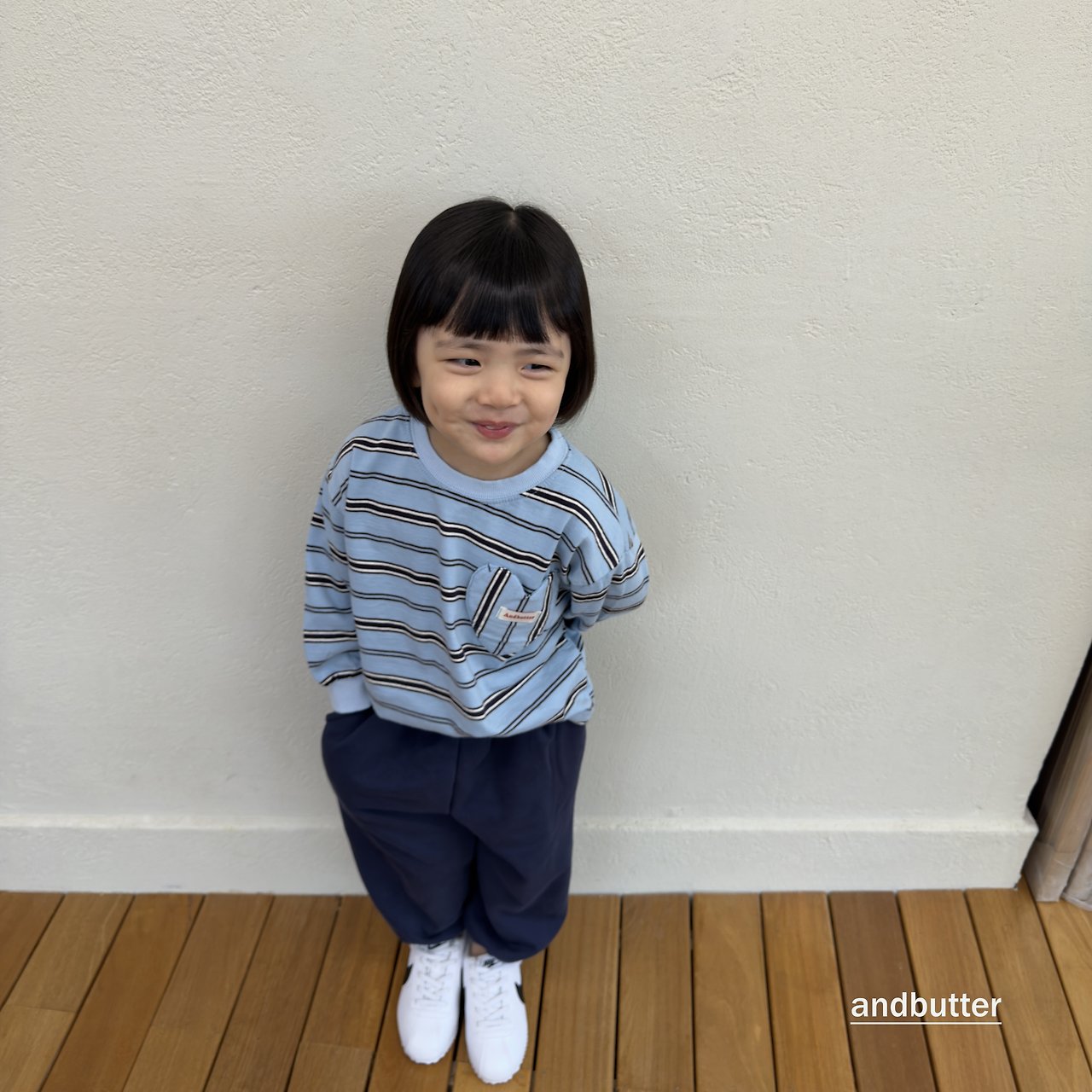 《予約》Mini Heart Jogger Pants / ANDBUTTER