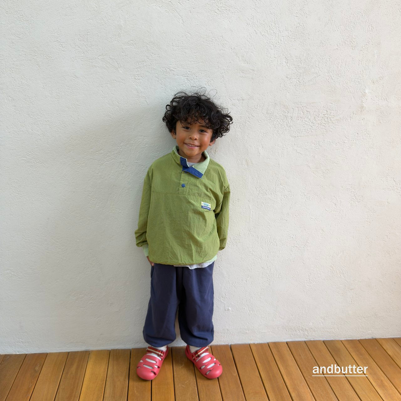 《予約》Mini Heart Jogger Pants / ANDBUTTER