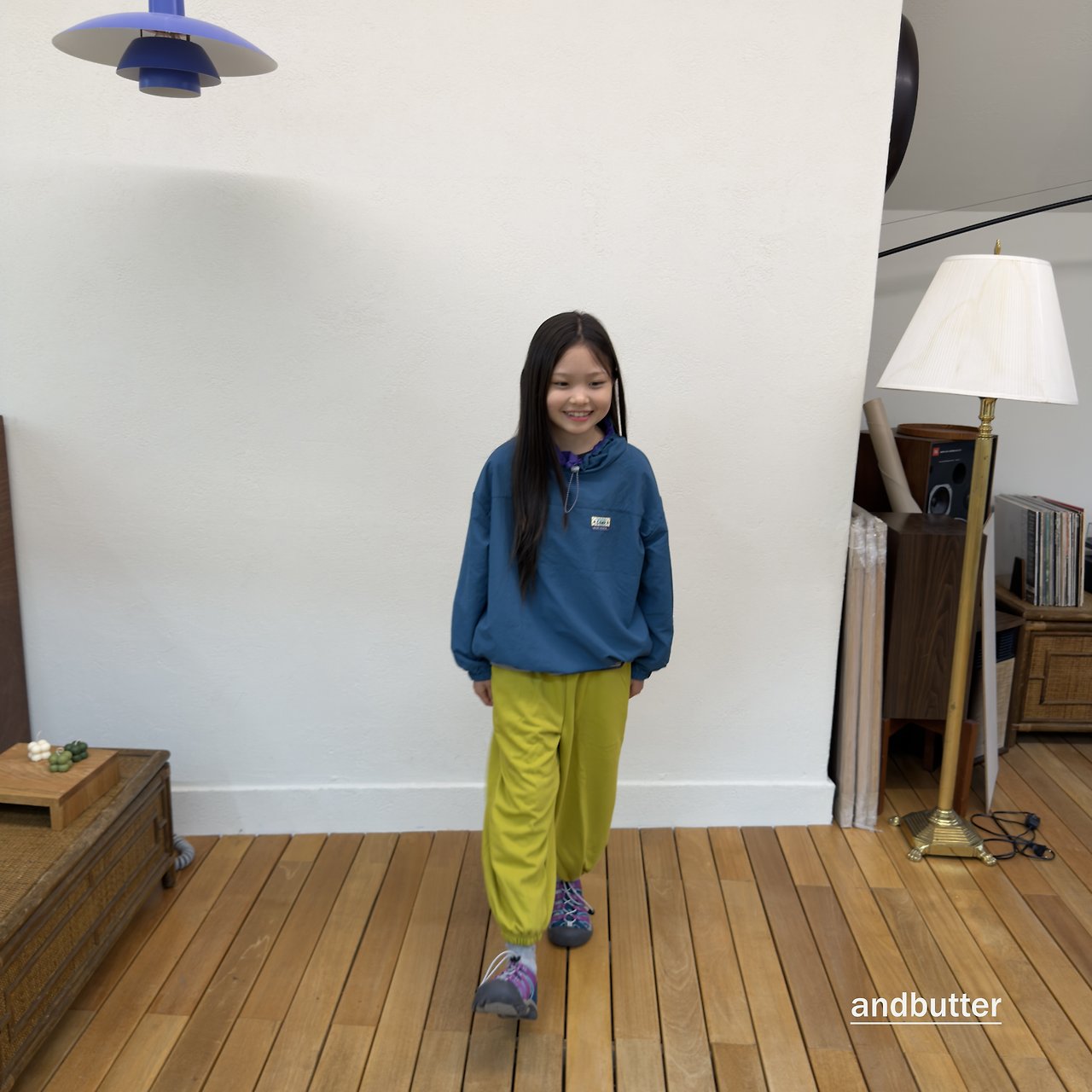 《予約》Mini Heart Jogger Pants / ANDBUTTER
