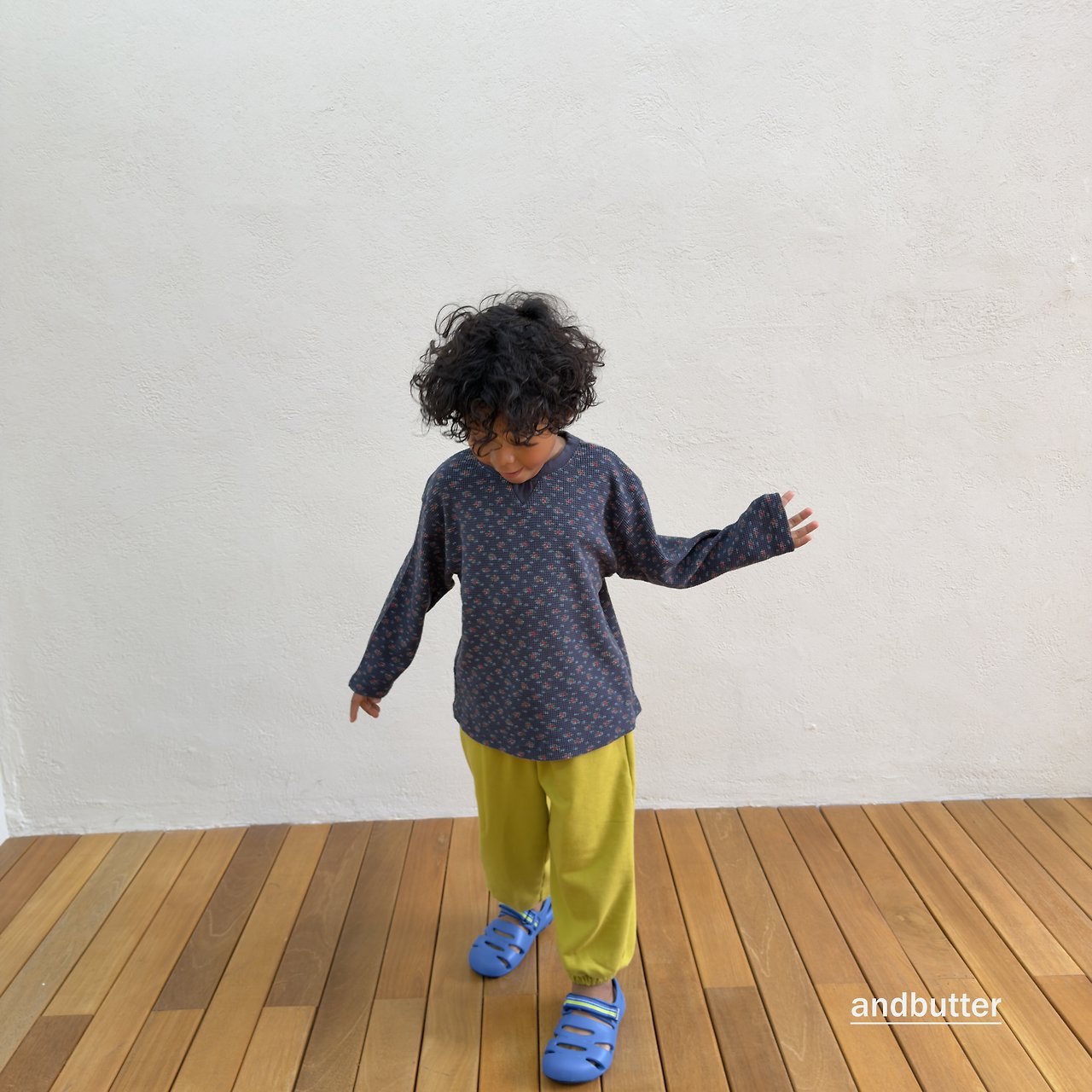 《予約》Mini Heart Jogger Pants / ANDBUTTER