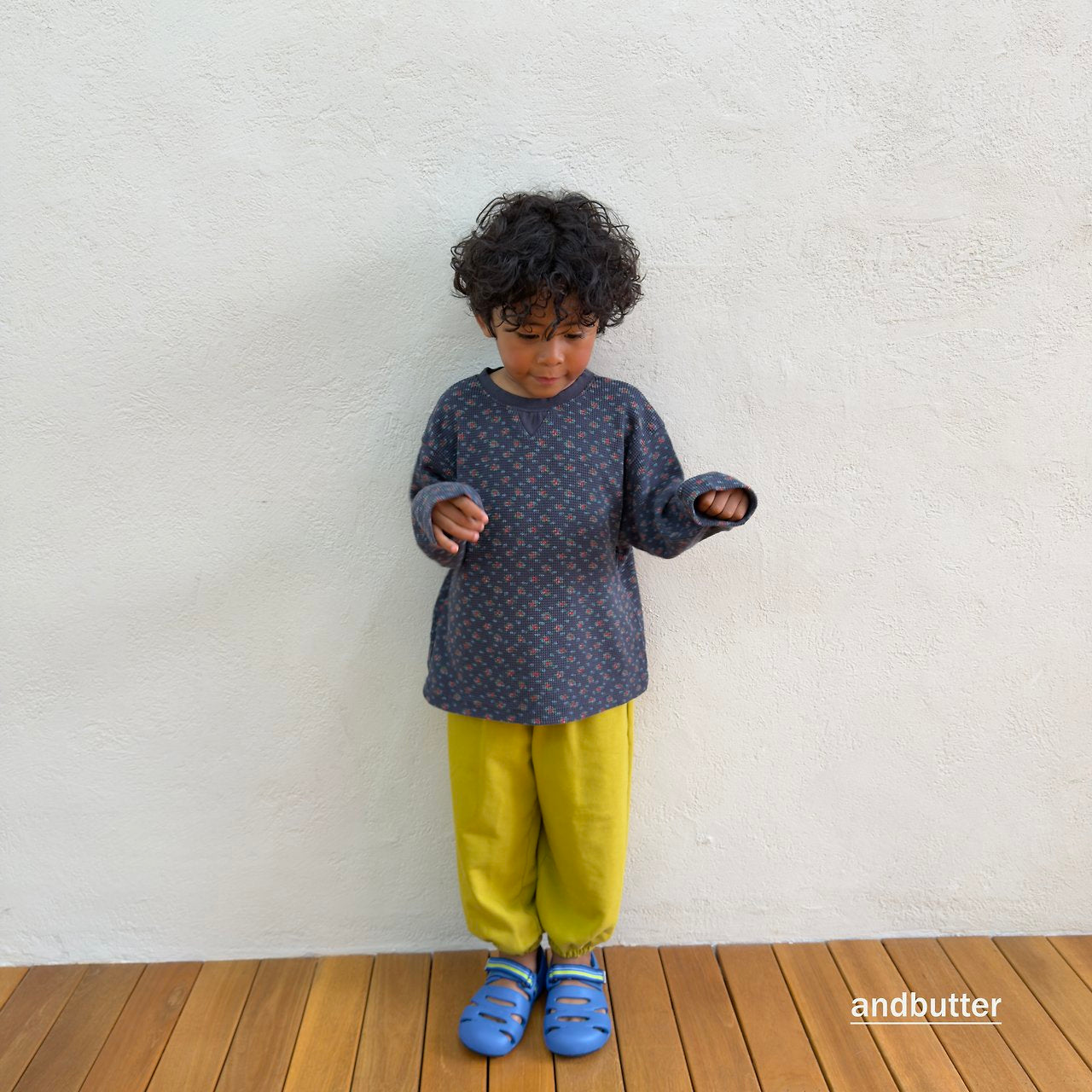 《予約》Mini Heart Jogger Pants / ANDBUTTER