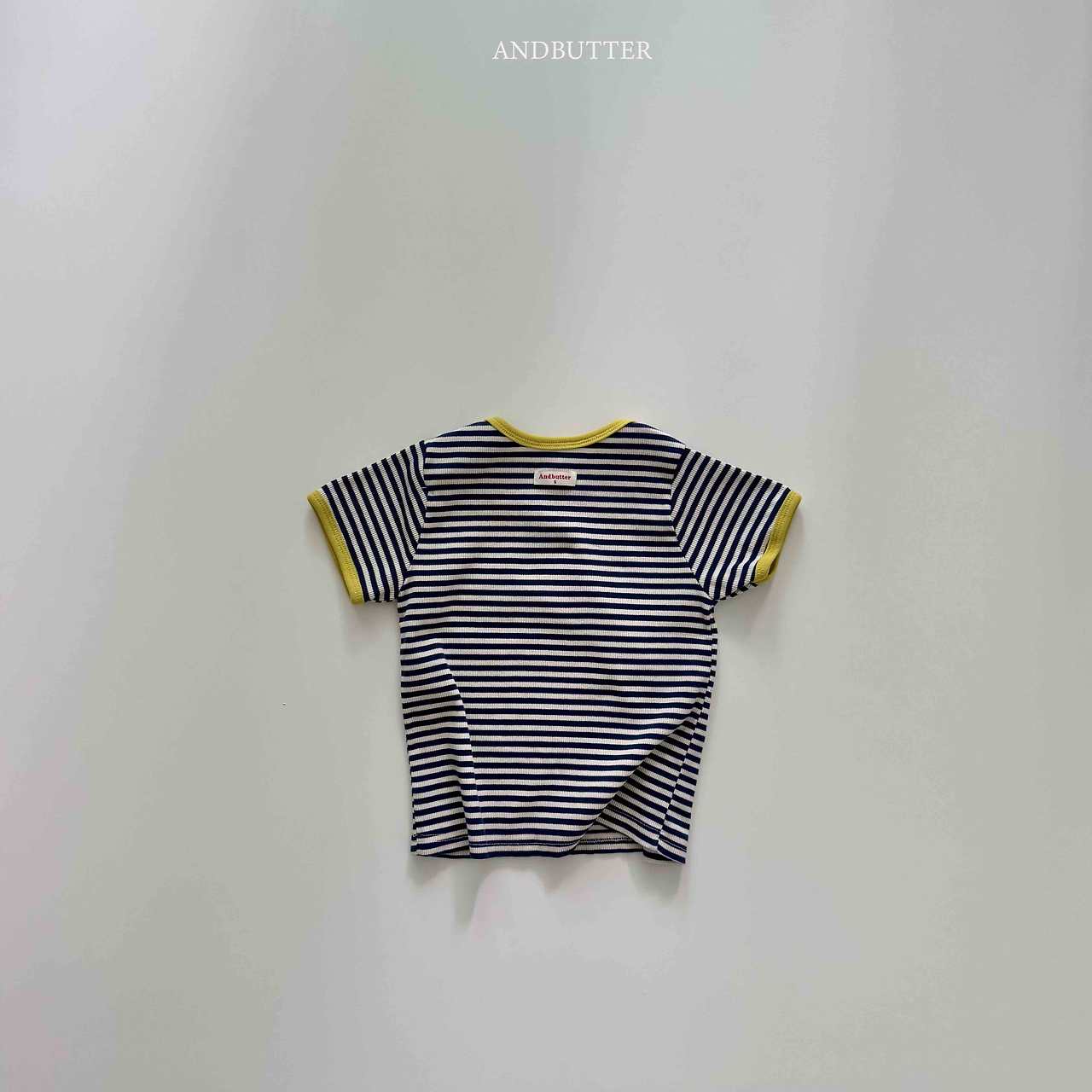 《予約》Boat Neck Mix Tee / andbutter