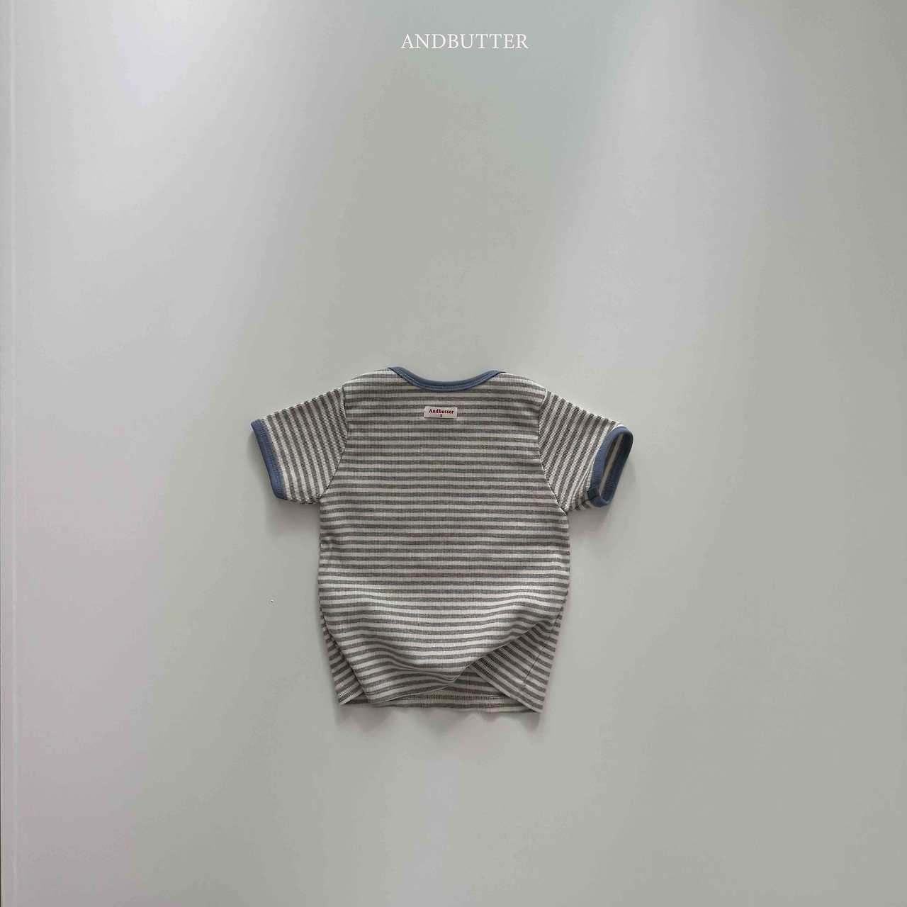 《予約》Boat Neck Mix Tee / andbutter