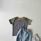 《予約》Boat Neck Mix Tee / andbutter