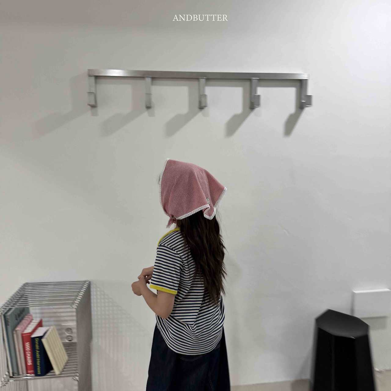 《予約》Boat Neck Mix Tee / andbutter
