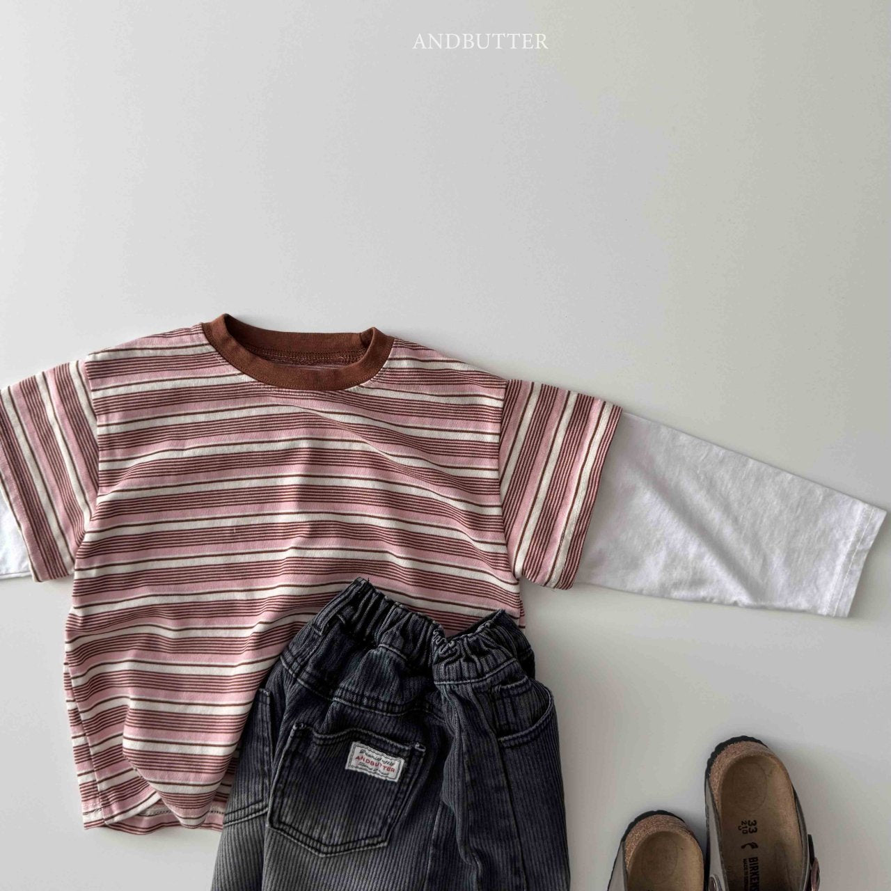 《予約》Smoothie Layered Tee / andbutter