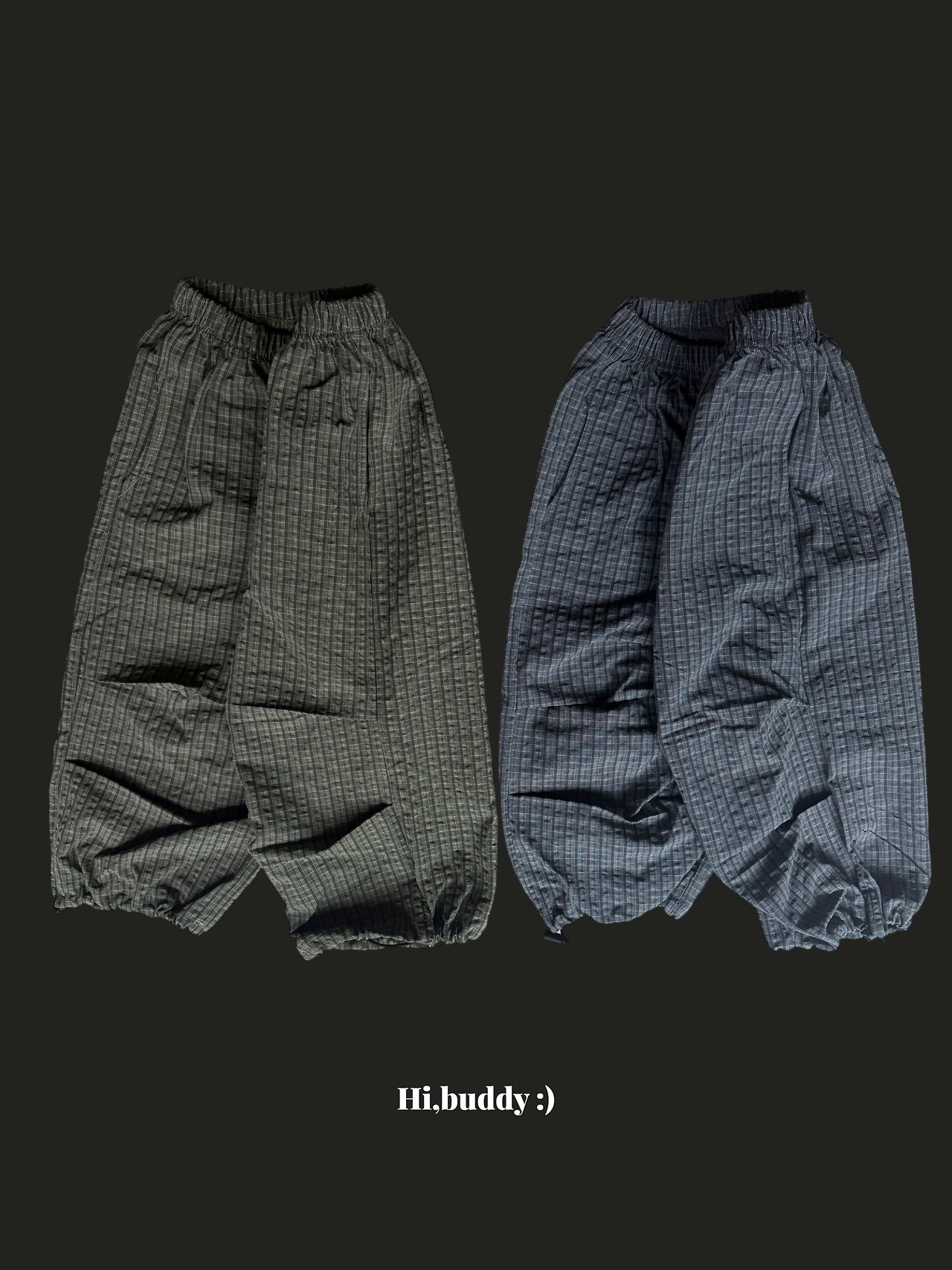 《予約》Autumn Check Pants / Hi,buddy