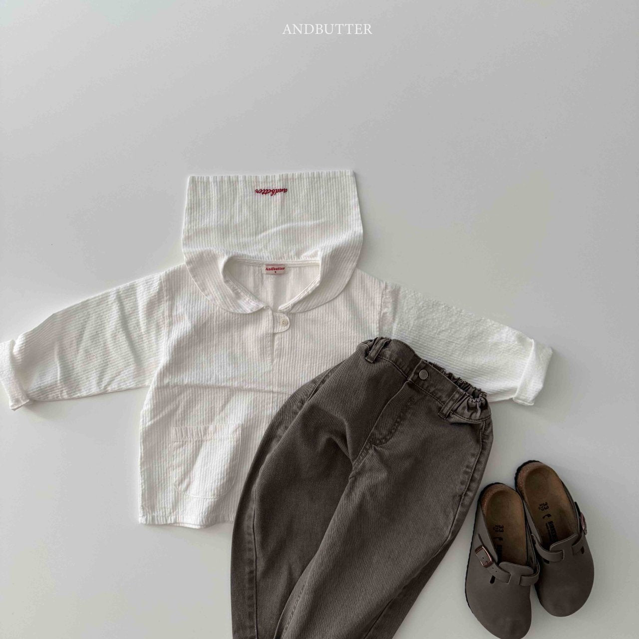 《予約》Cation Curve Pants / andbutter