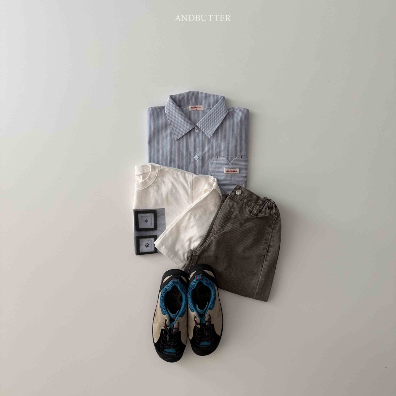 《予約》Cation Curve Pants / andbutter