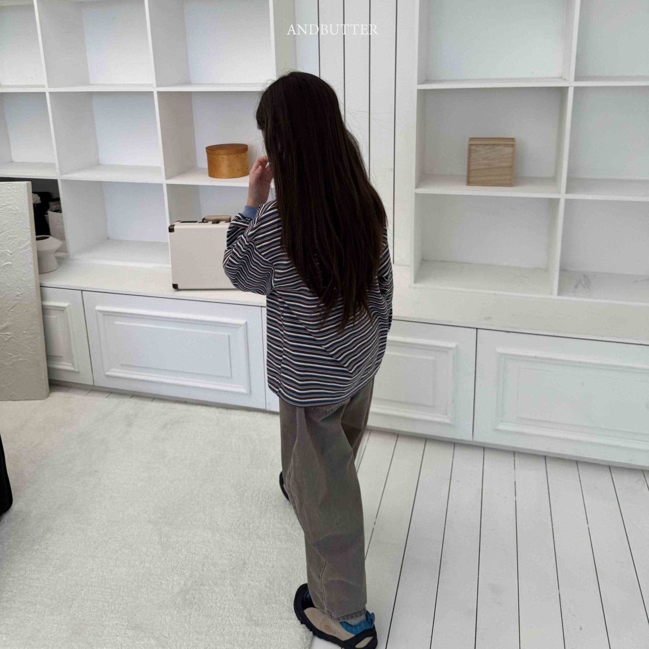 《予約》Cation Curve Pants / andbutter