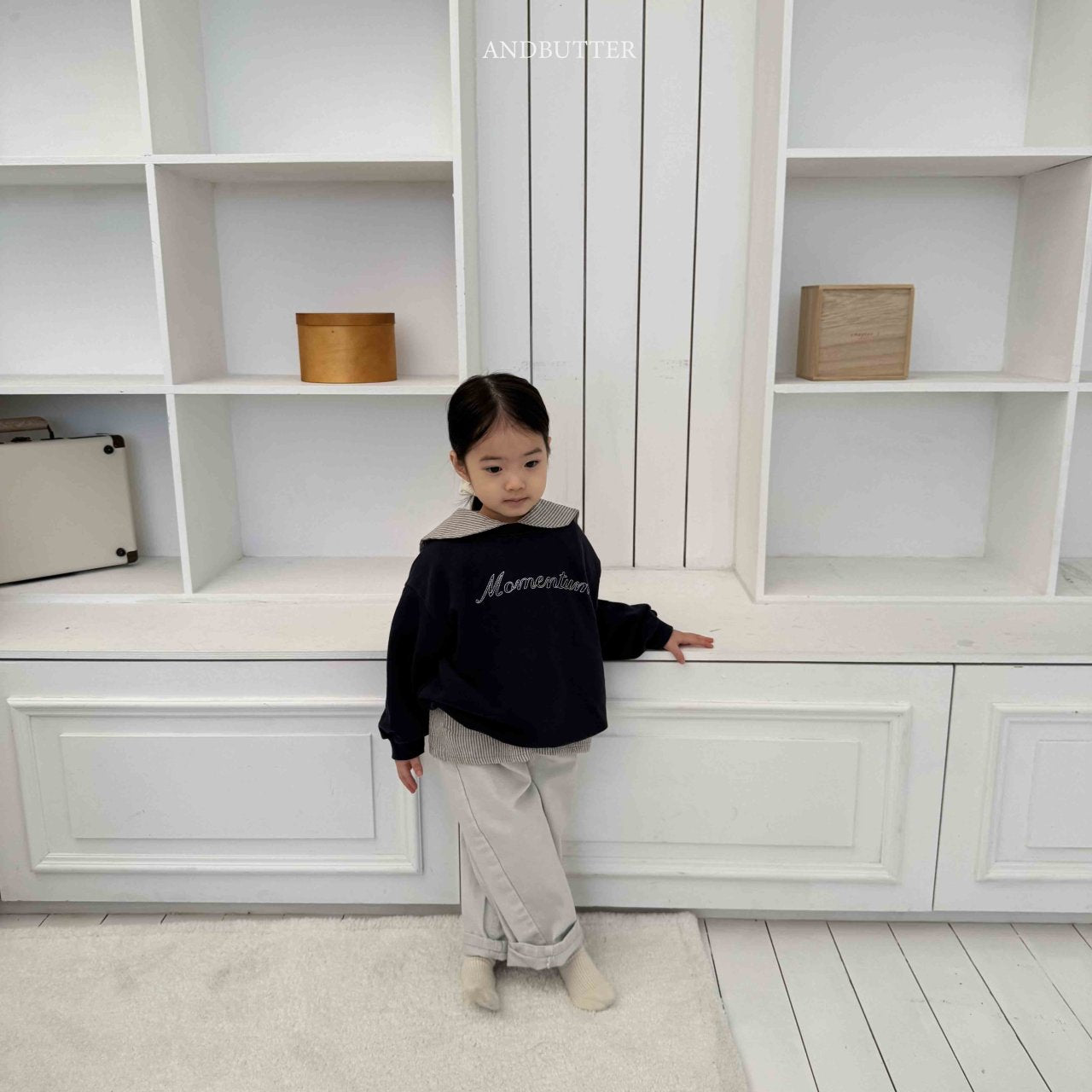 《予約》Cation Curve Pants / andbutter