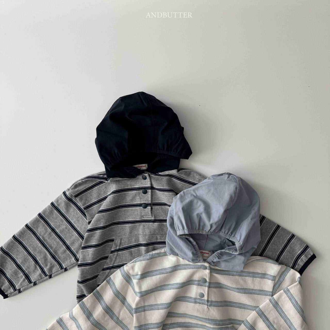 《予約》Today Stripe Hood / andbutter