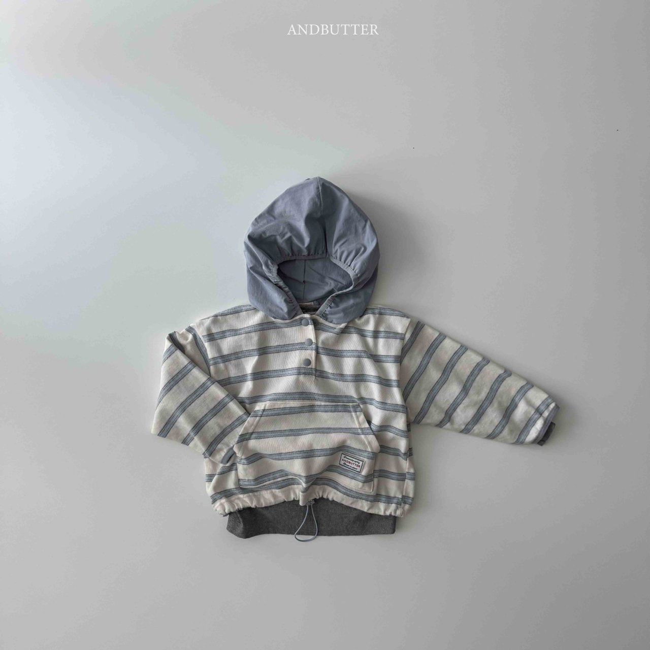 《予約》Today Stripe Hood / andbutter